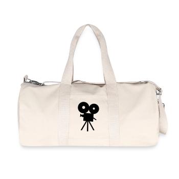 Camera - Recycled Canvas Sports Bag by Stanley/Stella - natural - Front