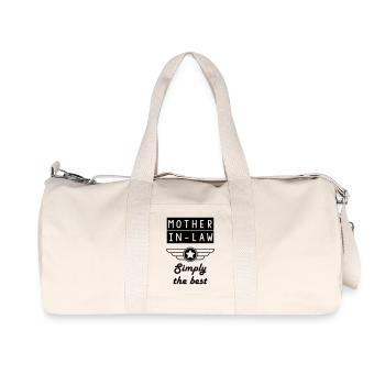 Mother in law / Schwiegermutter / Belle Mère - Recycled Canvas Sports Bag by Stanley/Stella - natural - Front