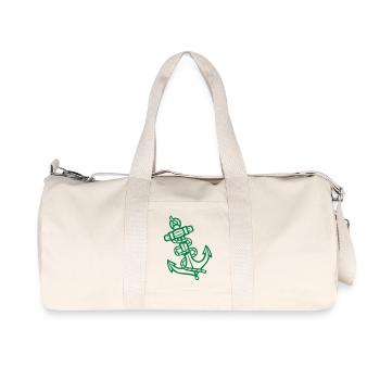 Anchor icon - Recycled Canvas Sports Bag by Stanley/Stella - natural - Front