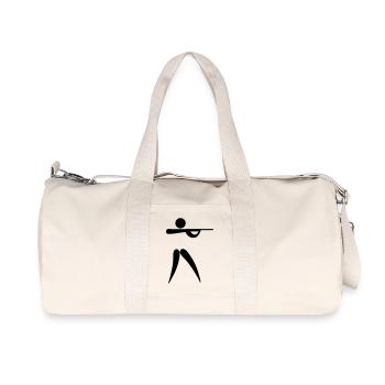 shooting os - Recycled Canvas Sports Bag by Stanley/Stella - natural - Front