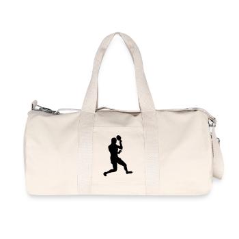 Table tennis male de - Recycelte Canvas-Sporttasche von Stanley/Stella - Naturweiß - Vorne