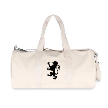 Noir lion de - Sac de sport en toile recyclée Stanley/Stella - blanc naturel - Devant