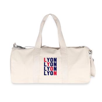 Lyon grid - Recycled Canvas Sports Bag by Stanley/Stella - natural - Front