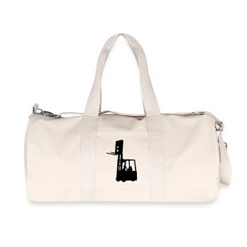 chariot élévateur - Sac de sport en toile recyclée Stanley/Stella - blanc naturel - Devant