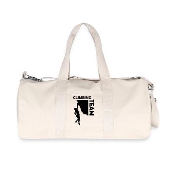 climbing_team_001 - Sac de sport en toile recyclée Stanley/Stella - blanc naturel - Devant