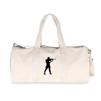 Sports shooting - Recycled Canvas Sports Bag by Stanley/Stella - natural - Front