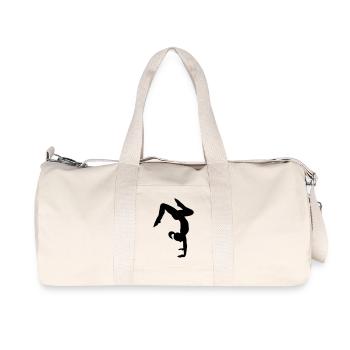 Dent - Sac de sport en toile recyclée Stanley/Stella - blanc naturel - Devant