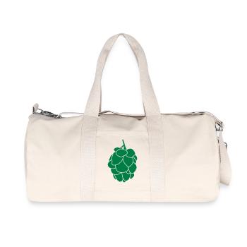 Hopfendolde - Recycelte Canvas-Sporttasche von Stanley/Stella - Naturweiß - Vorne
