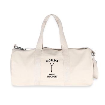World's Greatest Doctor - Sac de sport en toile recyclée Stanley/Stella - blanc naturel - Devant