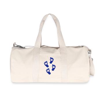 bébé - Sac de sport en toile recyclée Stanley/Stella - blanc naturel - Devant