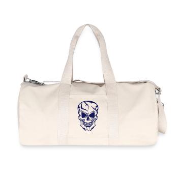 head of death skull halloween 2022 - Recycled Canvas Sports Bag by Stanley/Stella - natural - Front
