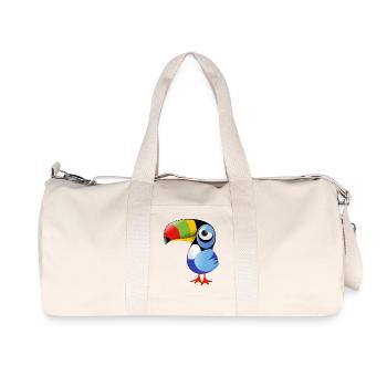 Tukan - Recycelte Canvas-Sporttasche von Stanley/Stella - Naturweiß - Vorne