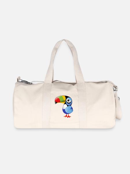 Toucan - Recycled Canvas Sports Bag by Stanley/Stella - natural