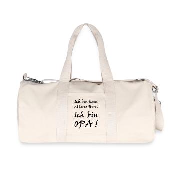 Opa - Recycelte Canvas-Sporttasche von Stanley/Stella - Naturweiß - Vorne