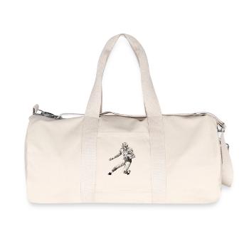 American football - Recycled Canvas Sports Bag by Stanley/Stella - natural - Front