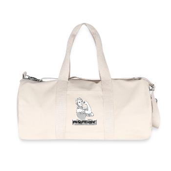 Non mon président politique féministe Droits de la femme - Sac de sport en toile recyclée Stanley/Stella - blanc naturel - Devant