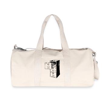 Schrank - Recycelte Canvas-Sporttasche von Stanley/Stella - Naturweiß - Vorne