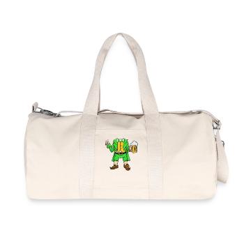 St Patricks Day Leprechaun Costume Goblin Kostüm - Recycelte Canvas-Sporttasche von Stanley/Stella - Naturweiß - Vorne