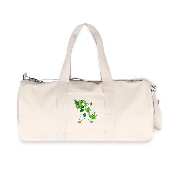 Saint-Patrick lepricorn - tamponnant Unicorn - Sac de sport en toile recyclée Stanley/Stella - blanc naturel - Devant