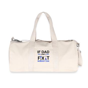 Father's Day gift Father's Day gift Father - Recycled Canvas Sports Bag by Stanley/Stella - natural - Front