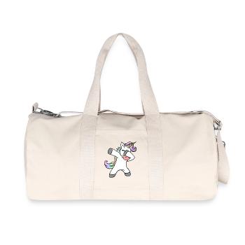 Dab Dance Dabbing Licorne Danse Licorne - Sac de sport en toile recyclée Stanley/Stella - blanc naturel - Devant