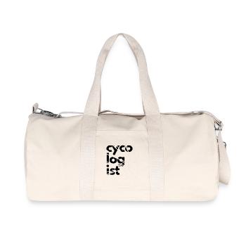 Bike Gift Biking BMX cycologist - Recycled Canvas Sports Bag by Stanley/Stella - natural - Front