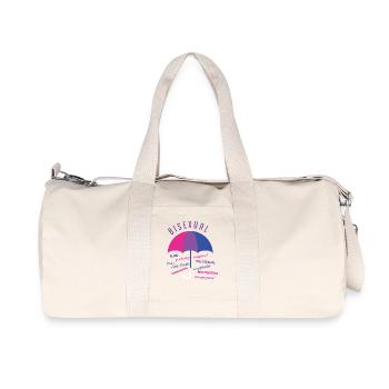 Bisexual T-Shirt - Bisexual - Bi - LGBT - CSD - Recycled Canvas Sports Bag by Stanley/Stella - natural - Front