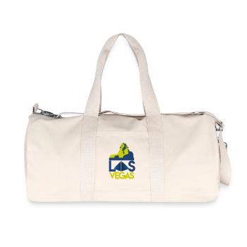 Town Shirt Sights Luxor Las Vegas USA - Recycled Canvas Sports Bag by Stanley/Stella - natural - Front