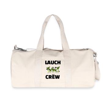 Lauch Crew Eine Gang aus Lauchs - Recycelte Canvas-Sporttasche von Stanley/Stella - Naturweiß - Vorne