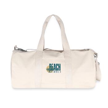 Tee-shirt d'été de plage - Sac de sport en toile recyclée Stanley/Stella - blanc naturel - Devant