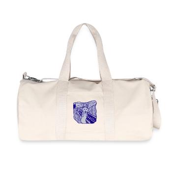 Cat is crying - Recycled Canvas Sports Bag by Stanley/Stella - natural - Front