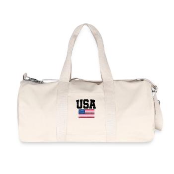 États-Unis - Sac de sport en toile recyclée Stanley/Stella - blanc naturel - Devant