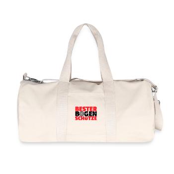 Archery Archery Arrow and Arch archer - Recycled Canvas Sports Bag by Stanley/Stella - natural - Front