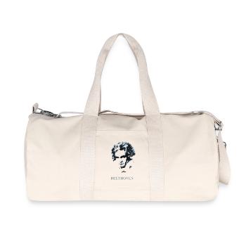 beethoven eccentric genius music deaf composer f - Recycled Canvas Sports Bag by Stanley/Stella - natural - Front