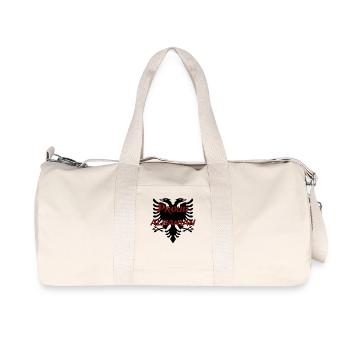 Drapeau de l’Albanie « Fier Albanais » - Sac de sport en toile recyclée Stanley/Stella - blanc naturel - Devant