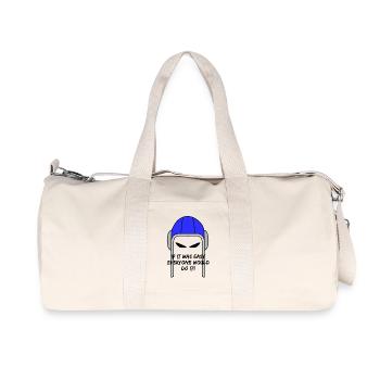 Citation Casquette Water Polo | Water-polo disant cadeau - Sac de sport en toile recyclée Stanley/Stella - blanc naturel - Devant