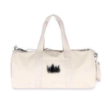 Forest Forests Forester Hunter Gift Idea Camping - Sac de sport en toile recyclée Stanley/Stella - blanc naturel - Devant