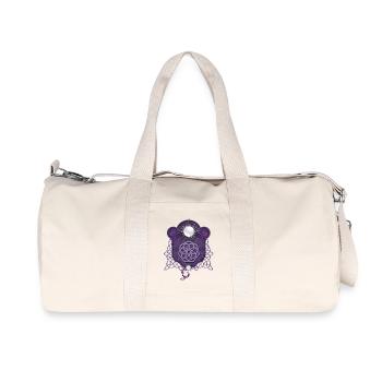 Elegant decorative celtic knot. - Recycled Canvas Sports Bag by Stanley/Stella - natural - Front