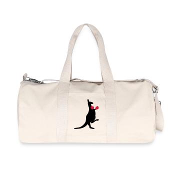 Känguru - Recycelte Canvas-Sporttasche von Stanley/Stella - Naturweiß - Vorne