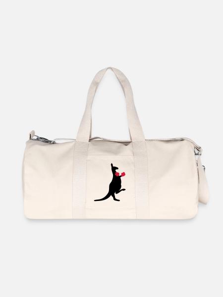 Känguru - Recycelte Canvas-Sporttasche von Stanley/Stella - Naturweiß