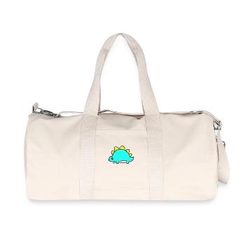 Dinosaurier - Recycelte Canvas-Sporttasche von Stanley/Stella - Naturweiß - Vorne