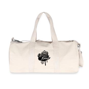 Cool Official Boss King Graffiti - Recycelte Canvas-Sporttasche von Stanley/Stella - Naturweiß - Vorne