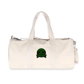 Cadeau de thérapie de nuit pour campeur dans la forêt - Sac de sport en toile recyclée Stanley/Stella - blanc naturel - Devant