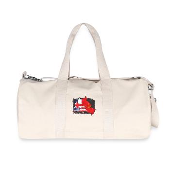 Berlin 1945 division sectors - Recycled Canvas Sports Bag by Stanley/Stella - natural - Front