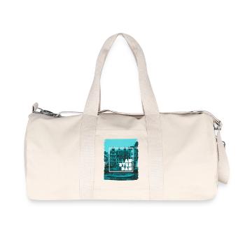 Amsterdam - Sac de sport en toile recyclée Stanley/Stella - blanc naturel - Devant