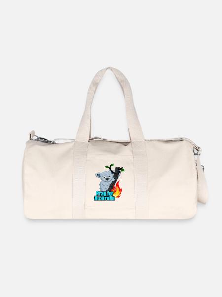 australia - pray for australia - Recycled Canvas Sports Bag by Stanley/Stella - natural
