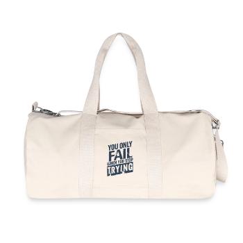 Coureurs de marathon - Sac de sport en toile recyclée Stanley/Stella - blanc naturel - Devant