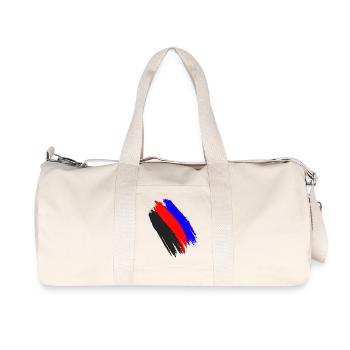 Drapeau polyamour Drapeau polyamour Pride Polyamour - Sac de sport en toile recyclée Stanley/Stella - blanc naturel - Devant