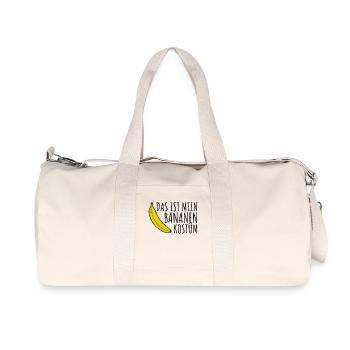 Das Ist Mein Bananen Kostüm Karneval Party Banane - Recycelte Canvas-Sporttasche von Stanley/Stella - Naturweiß - Vorne