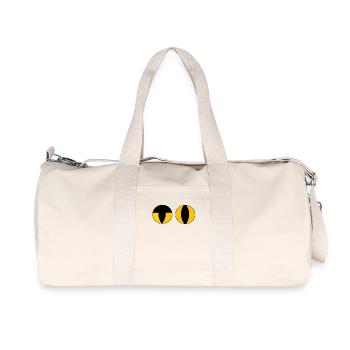 Enquête yeux cool regard de chat - Sac de sport en toile recyclée Stanley/Stella - blanc naturel - Devant